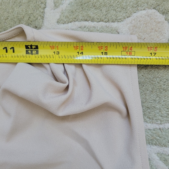 Ann Taylor Cowl Neck Ruched Short Sleeve Top - Picture 9 of 13